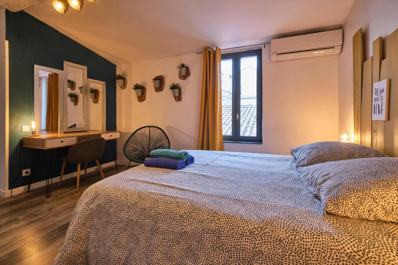Melina - Jacuzzi - Maison Avec Cour Climatisee Proche Cite Medieval การ์กาซอน ภายนอก รูปภาพ